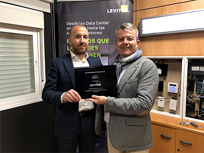 Foto CMATIC, mejor distribuidor de Leviton en el mercado español de 2017.